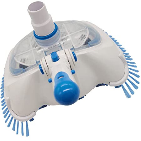 Sosoport Tête De Nettoyage De Piscine avec Couvercle Transparent Brosse Aspirante pour Nettoyage De Piscine Ground -Sol Élimination des Mousses Et Taches