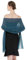 BEAUTELICATE Chiffon Schal Stola Damen Festlich Elegante Tücher Schultertuch Stola für Abendkleider Braut Festlich Sommer Hochzeits (Tinte Blau - Plus Size)
