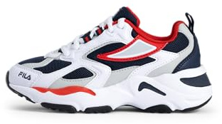 CR-CW02 RAY Tracer Kids-White-Fila Navy -34