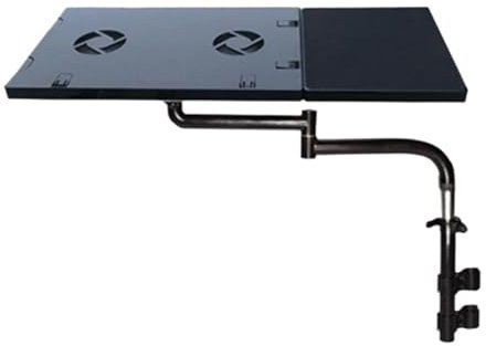 IFXAVJWSQ OK151 Multifunktionale Bogen-Stuhlklemme, Laptop-Ständer, Tastatur-Pad-Stützhalterung(Color:Black)