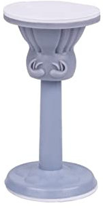 TRENTSNOOK ABS Silicone Suction Mute Door Stop Non Punch Sticker Door Frame Self-adhesive Door Wall Protector(Grey straight)