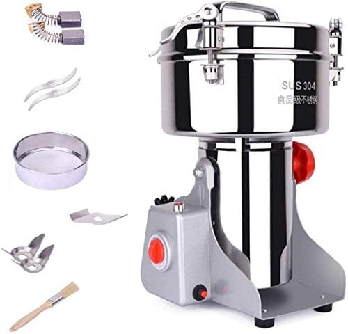 HXLDZOU Grain Mill 1000G Electric Grain Mill 3600W Food Grade Stainless Steel for Kitchen