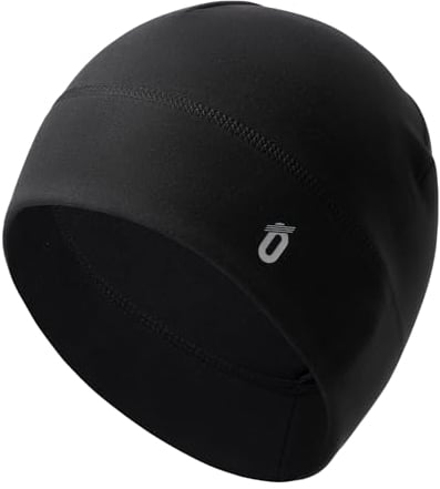 GEAR WEAR Fahrradmütze,Dünnes Leichtgewicht Warmes Microfleece Wintermütze Sportmütze Fahrrad Mütze Atmungsaktiv für Laufmütze Skifahren Snowboarden Klettern Motorrad Skull Winter Herren Damen
