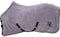 Horse Guard - Abschwitzdecke Leland Micro Dry – Pferdedecke mit abnehmbaren Kreuzgurten & Schweifriemen – weiche & atmungsaktive Pferde-Outdoordecke – Pferde Zubehör in Grau – Größe 115cm
