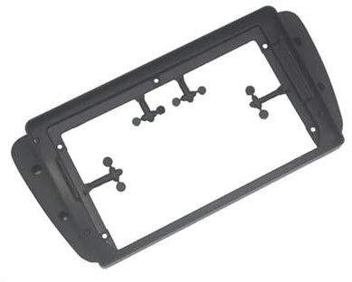 Panel Radio para Coche para Seat para Ibiza 6J 2009 2010 2011 2012 2013 Kit Marco Radio Coche Estéreo Panel Instrumentos Unidad Principal Embellecedor Fascia Bisel(9 Inch)