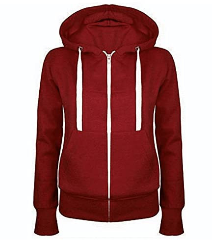 2025 Femme Sweat à Capuche Zippé Sweatshirt Manche Longue Veste Outwear avec Poches Hoodies Casual Couleur Unie Oversize Sweatshirt Manteau Rétro Beau de Grande Taille Veste Slim en Polaire à La Mode