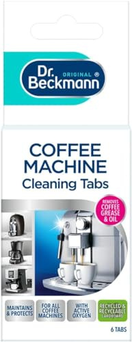 Coffee Machine Cleaning Tabs - 6 Tabels for All Coffee Machines Removes coffee grease & oil - Maintains & Protects