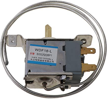 ULIJTH AC 220V-250V 5(4) A 3-Pin Refrigerator Thermostat WDF18-L/WDF20-/WDF19-K/WDF22- Model 50/60Hz Part Fridge Air Conditioning Cooling Parts Valves Fan Tire Remover Spare Motor Set Tool Insert