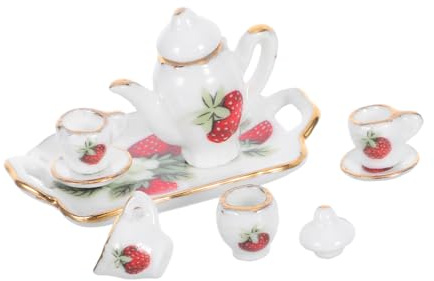 ORFOFE Mini Teacup Dollhouse Decoration Mini Milk Tea Cup