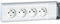 LEGRAND - Rallonge Multiprise 16A/230V à Câbler - Fixation au Mur - 4 Prises de Courant avec Terre - Longueur 253 mm - Fabriqué En France - Blanc
