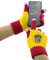 Cinereplicas - Harry Potter - Touchsreen Handschuhe - Offiziel lizensiert (Hellrot und Gelb)