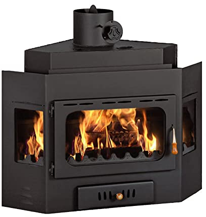 Kamin gebaut in Einsatz Rundum modernen Multibrennstoff Holz-Ofen Prity & # X410; W20