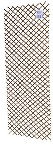 RUDDINGS WOOD Outdoor Expanding Willow Trellis 180cm high x 60cm wide Natural Garden Patio Wall Expandable Trellis Panel