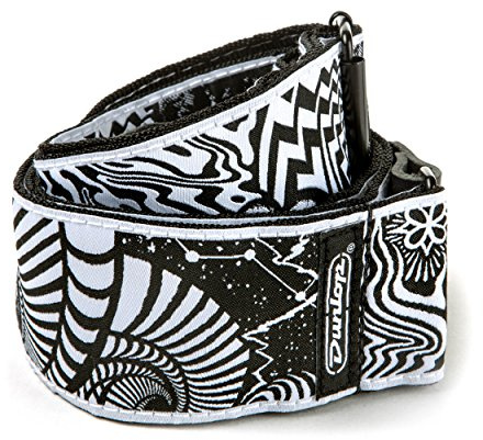 Dunlop Strap - ILOVEDUST Vortex, Black/White (ILD02)
