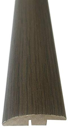 Ramp Edge Threshold Door Bar Trim Profile for Laminate and Wood Flooring (2700mm, Wenge)