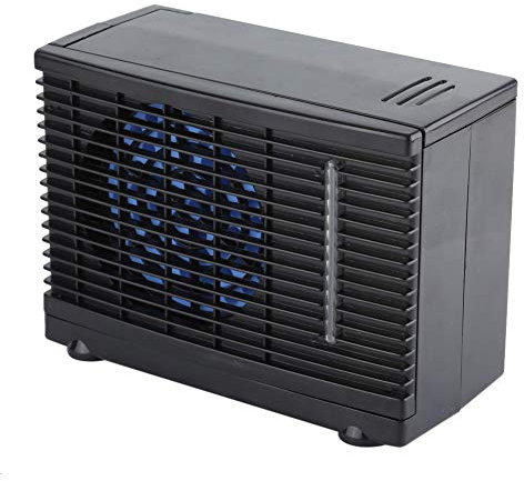 Condizionatore d'aria evaporativo, mini portatile del condizionatore d'aria domestico dell'automobile del camion 12 V Ventilatore di raffreddamento evaporativo dell'acqua