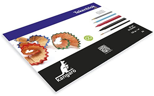 Zeichenblock Kangaro 210x297mm 120 gr 20 Blatt