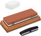 Knife Sharpening Stone Kit, KELOFO 2 Side Whetstone Set 3000/8000 Grit Sharpening and Honing Waterstone with Non-Slip Bamboo Base/Flattening Stone/Gngle Guide Grip