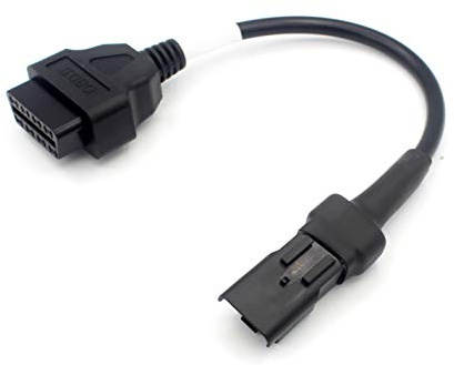 LoongGate Motorrad-Schnittstelle zu OBD II 16 Pin Diagnostor Adapter-Anschlusskabel
