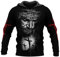 JJLLAZAD Christian Unisex Hoodie, Gott Jesus 3D Print Full Zip Casual Lose Sweatshirt Herbst Langarm Kreuz Harajuku Jacke,Jesus Black Zip Hoodie,XL
