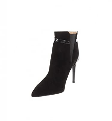 Nero Giardini I205571DE Nilo Vernice Nero Tronchetti Eleganti Cinturino per Donna Nabuk Tacco Spillo (Taglia 39)