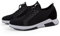VIBLiSS Aufzugsschuhe Für Herren, 6 cm Unsichtbare, Höhenerhöhende Trainer, Atmungsaktive Aufzugssportschuhe,Schwarz,43 EU