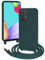 FERLAN Cover compatibile con Samsung Galaxy A52 5G,Custodia con Laccio Collana Tracolla Collo Liquido Silicone Antiurto TPU Antiurto AntiGraffio Protettiva Case,Verde scuro