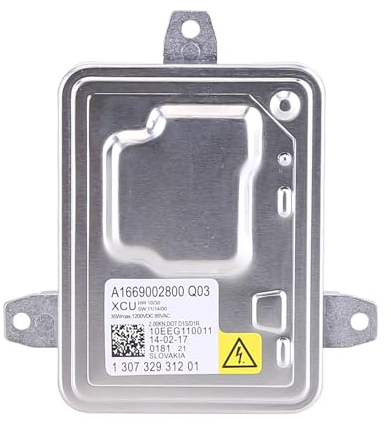 Asudaro 1307329312 D1S HID Xenon Scheinwerfer pannungsregler Modul Vorschaltgerät S1307329317 kompatibel mit Electric and AL 7 Series Excellent Xenon Ballast Controller Silber