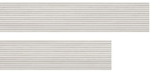 Akustik-Paneele mit Eichenfurnier naturbelassen, Wandverkleidung zur Schalldämmung & Schallschutz, angenehme Raumakustik (MDF Lamellen, 240 x 61 cm) Grau