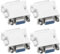 Create idea 4 Pezzi Adattatore Scheda Grafica DVI 24 + 1 A VGA Convertitore Scheda Grafica Porta DVI Maschio A VGA Femmina Per Monitor Proiettore Portatile