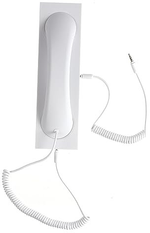 OSALADI 1pieza Auricular Retro para Teléfono Móvil y Ordenador Diseño De Reducción De Radiación Color