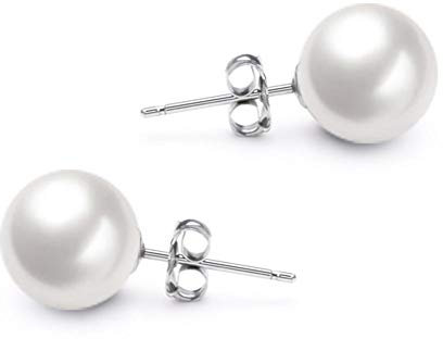 Original McPearl Perlenohrstecker. Top Qualität aus Deutschland. (10.0mm)