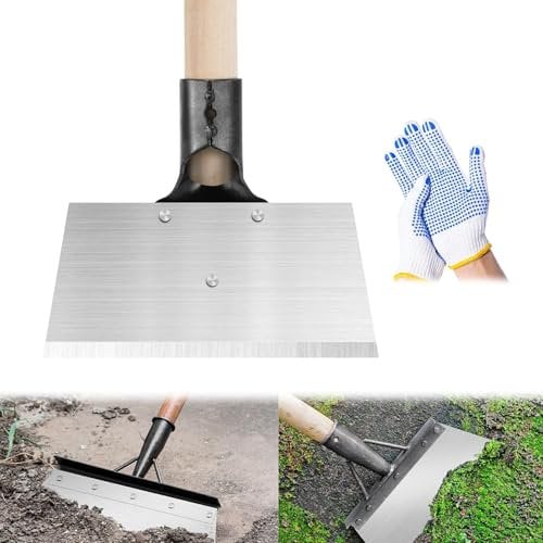 Garden Shovel, Multifunctional Cleaning Shovel, stainless Steel Cleaning, Outdoor Garden Scraper For Weeds, Patio & Farm Weed Remover Tool (26cm)