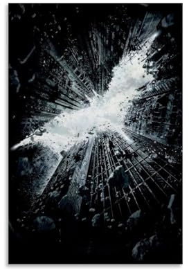 HKLOPUY Kunstposter The Dark Knight Rises, dekoratives Gemälde, Leinwand, Wandposter und Kunstdruck, modernes Familienschlafzimmer-Dekor-Poster, 40 x 60 cm