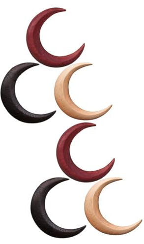 Healeved 6 Piezas pasador de horquilla de peine madera peine de madera peinetas de madera tenedor de pelo creativo horquillas palos de pelo palo de pelo moño palo de pelo creativo