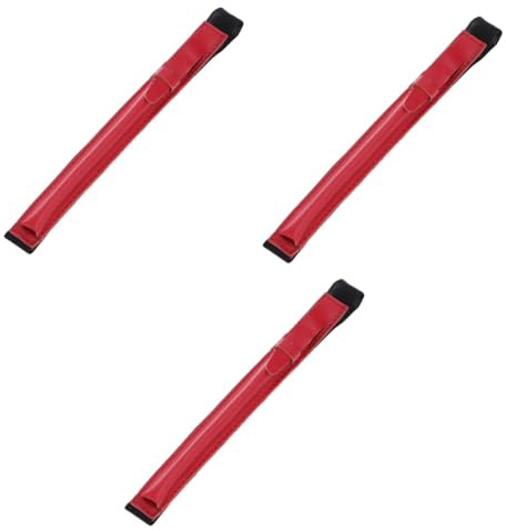 OSALADI 3stücke Capacitive Stylus Pen Cover Für Pencil Rote Pu Halterung Schutz Und Aufbewahrung Für Touchscreen-stifte Für Tablets Und Smartphones