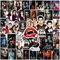 50 Stück The Vampire Aufkleber, Classic TV Movie Show Stickers, Popular Graffiti Wasserdichte Aufkleber für Auto Laptop Skateboard Fahrrad, Geeignet für Erwachsene Teens