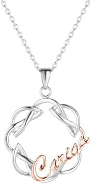 Celtic Cariad necklace by Awen Welsh Jewellery