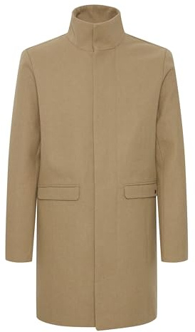 !Solid SDJampa Herren Wintermantel Wollmantel Winterjacke, M, Sand (171022)