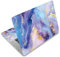 PLIGREAT Lila Marmor Kunst Laptop Haut Aufkleber Universal Vinyl Notebook Dekoratives DIY Aquarell Schutz Abdeckung Aufkleber für 12 13 13,3 14 15 Zoll Laptop Netbook PC