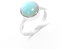 Edelsteinring 925 Sterling Silber, Naturstein Chalcedon Ring für Männer-Frauen runde Form handgefertigt Hochzeit, Verlobung, Alltagsring SH-SR57-P