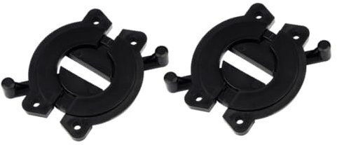 VILLCASE 1 jeu Serrures De Table D'Entraînement Charnières Carrées Connecteur Rond Meubles Loquet De Table À Manger Rustique Accessoires De Table À Manger Accessoires De Table 2 pièces