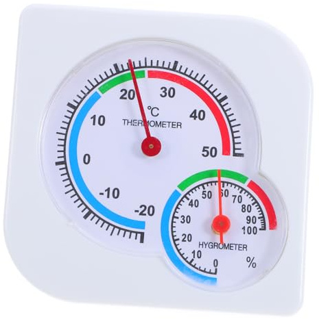 BESPORTBLE Termometro Igrometro Digitale Da Interno Esterno Misuratore Di Umidità e Temperatura Sensore Portatile Per Casa Ufficio Serra Cantina Verdegiardino