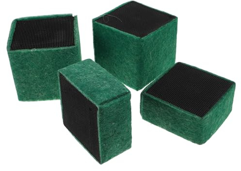 FIXOSHEE 4 Stück Aquarium Filterwürfel Wasserfilterblock für Süßwasseraquarien Mechanisch Chemiefrei mit Aktivem Filtermedium in Zwei Größen