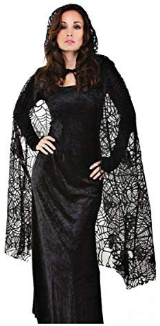 Horror-Shop Spinnennetz Cape