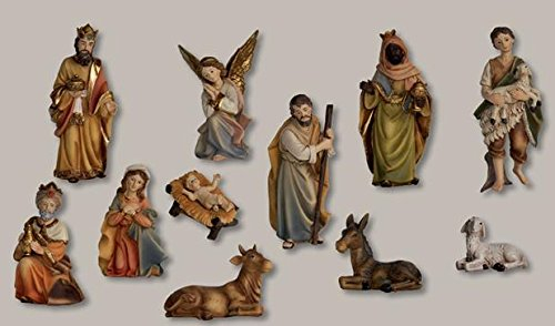 Unbekannt Krippenfiguren Markus-Krippe 11tlg. Set geeignet für 12-13cm Figuren