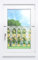 Plauener Spitze Scheibengardine Blumenpracht (Bx H) 132cm * 50cm * Gelb/pastellgelb