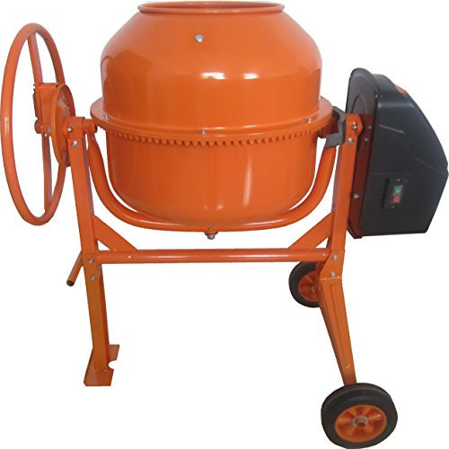 Excel CDF07866 Betoniera, 140 lt, 550 W, Arancione