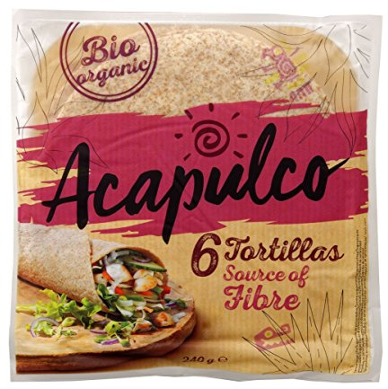 Acapulco Tortilla Wrap Weizen + Kleie, 240 g
