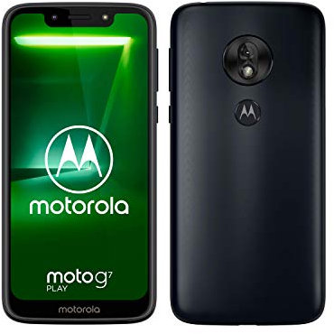 Motorola Moto G7 Play - Smartphone Android 9.0 Pie UK senza sim con 2 GB di RAM e 32 GB di memoria (Sim singola), indaco